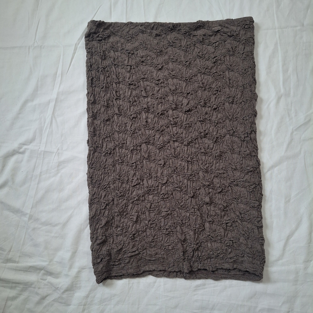 Bailey 44 Brown Ribbed Pencil Skirt